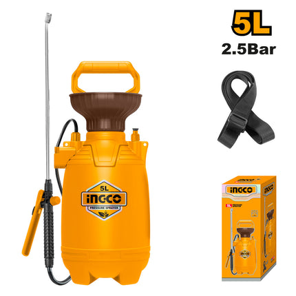 HSPP30502INGCOرشاش الضباب بالضغط INGCO سعة 5 لتر للتطهير HSPP30502