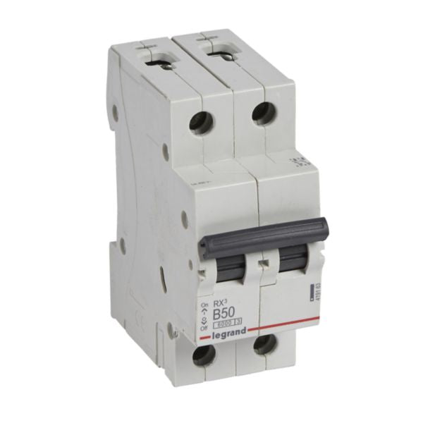 419163Legrandقاطع دارة Legrand RX3 ثنائي القطب 50A منحنى B