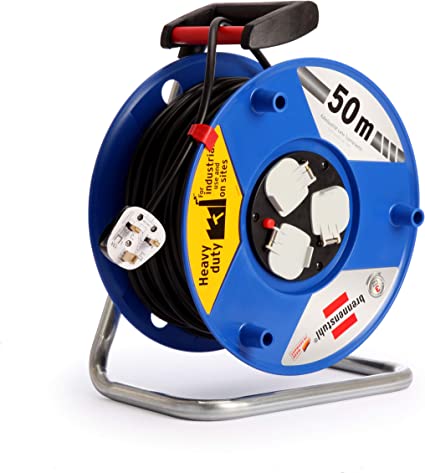 4007123017591, بكرة واير, بكرة اسلاك, Brennenstuhl Garant 3-way socket outlet cable reel