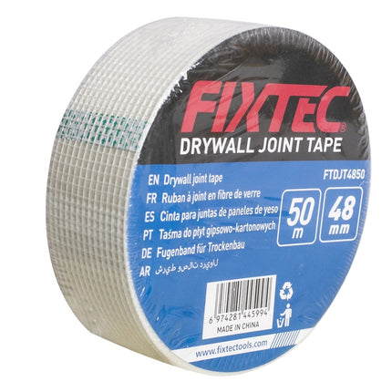 FTDJT4850Fixtecشريط مفاصل الجبس الجاهز من FIXTEC بتصميم ذاتي الالتصاق 48 ملم