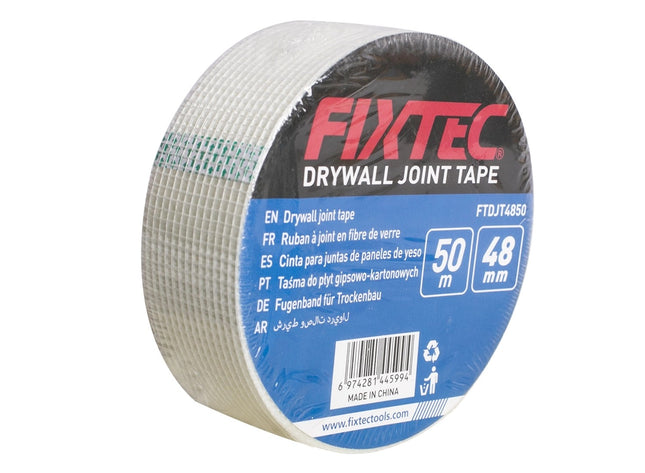 FTDJT4850Fixtecشريط مفاصل الجبس الجاهز من FIXTEC بتصميم ذاتي الالتصاق 48 ملم