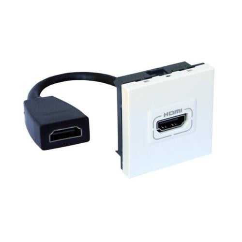 572299Legrandمقبس HDMI مسبق التوصيل من Legrand Arteor بـ 2 وحدات أبيض