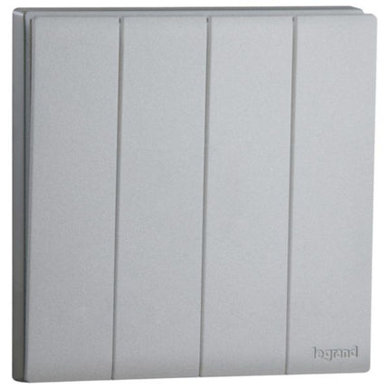 MEC22011SLLegrandمفتاح أوبريا 4 عصابات ثنائي الاتجاه 16 أمبير فضي غامق