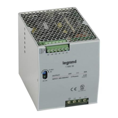 146636Legrandإمداد الطاقة المثبت بالوضع المتحول من ليجراند ثلاثي الطور 960 واط 24 فولت تيار مستمر