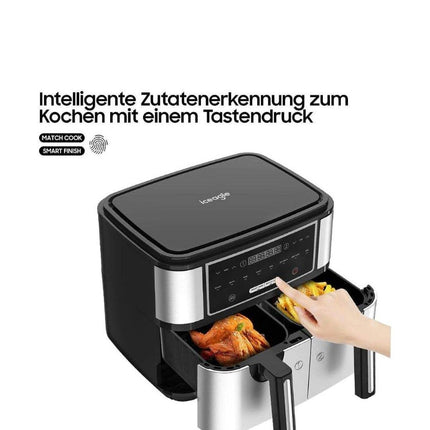 Iceagle Double Drawer Air Fryer 2600W