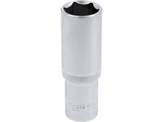 YT-1232Yatoمقبس سداسي عميق ياتو 1/2'' 19 ملم مطلي بالكروم