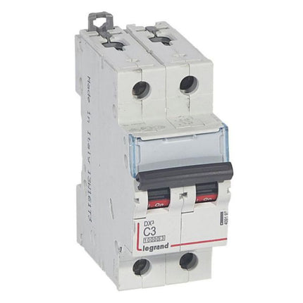 409197Legrandقاطع دورة ليجراند DX3 ثنائي القطب 3A نوع C