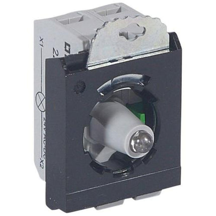 023001Legrandمجموعة كتلة زر مضاء Osmoz NO أحمر 12-24V