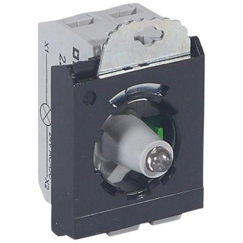 023001Legrandمجموعة كتلة زر مضاء Osmoz NO أحمر 12-24V