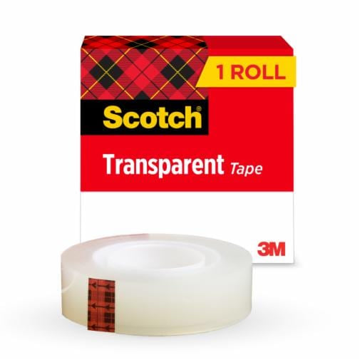 B50056670093Mلفات شريط Scotch الشفاف قابلة للتعبئة الوضوح المكتبي