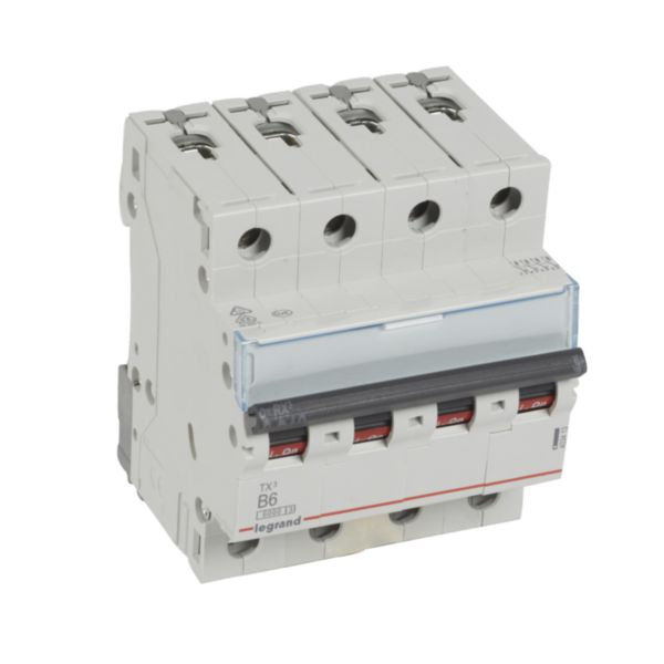 403413Legrandقاطع دائرة Legrand TX3 رباعي الأقطاب 6A منحنى B 6000A