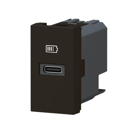 077692LLegrandموزاييك منفذ USB من نوع C بتقنية Power Delivery 20W أسود وحدة واحدة