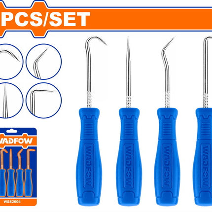 WSS2604Wadfowمجموعة خطافات وانتقاء وادفو ٤ قطع