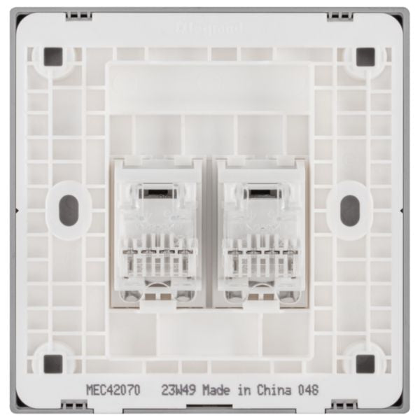 MEC42070CHLegrandمقبس هاتف RJ11 مزدوج Obria بلون شامبانيا MEC42070CH