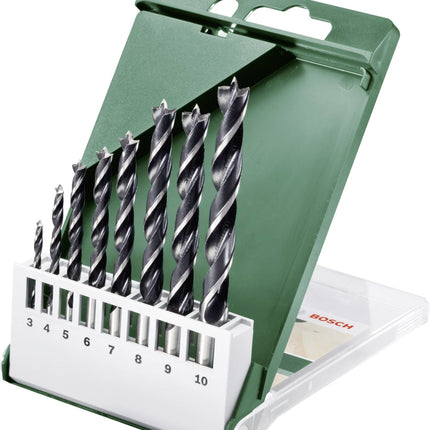 Bosch Tools,2609255215,Wood Drill Bit Set 3/4/5/6/7/8/9/10mm 8pcs