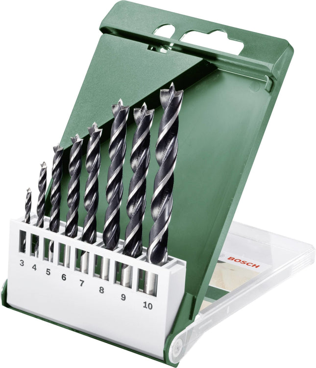 Bosch Tools,2609255215,Wood Drill Bit Set 3/4/5/6/7/8/9/10mm 8pcs