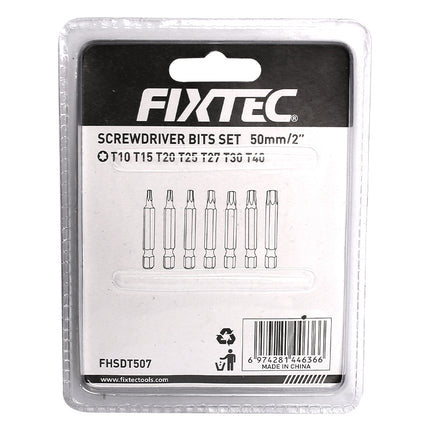 FHSDT507Fixtecمجموعة بت تورکس 7 قطع FIXTEC T10-T40 من الدرجة الاحترافية