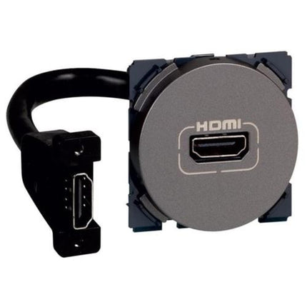 573596Legrandمنفذ HDMI Legrand Arteor مجهز مسبقاً 2 وحدات مغنيسيوم