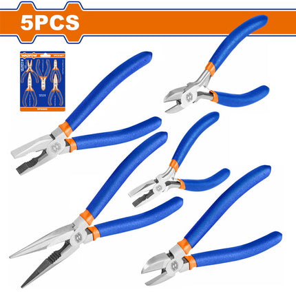 WPS0605Wadfow WADFOW مجموعة كماشة 5 قطع 6"
