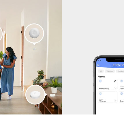 EZVIZ 4-Piece Home Sensor Kit , B1 