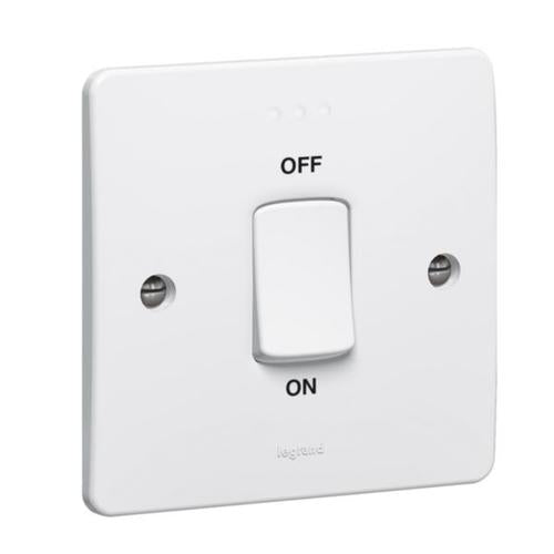 730023Legrandمفتاح سينرجي ثنائي القطب 45A 250V مؤشر LED أبيض