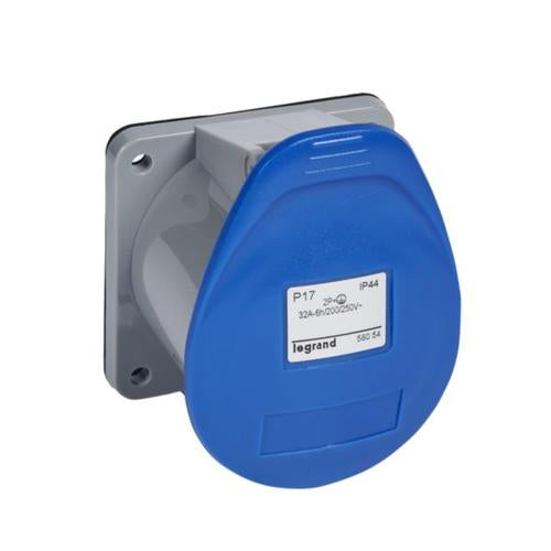 058054Legrandمقبس تجميع لوحة Legrand P17 Tempra IP44 32A 2P+E