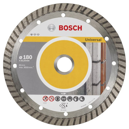 Bosch Tools,2608603251,Cutting disc - Standard for Universal Turbo 180x22.23mm - 10 pcs