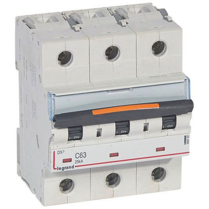 409787Legrandقاطع دارة Legrand DX3 ثلاثي الأقطاب 63A منحنى C