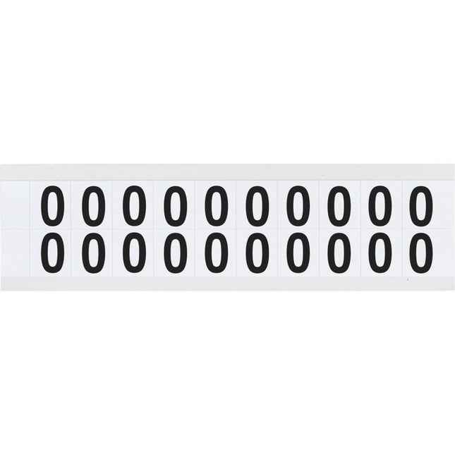 9712 Series Number and Letter Labels