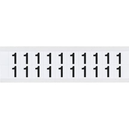 9712 Series Number and Letter Labels