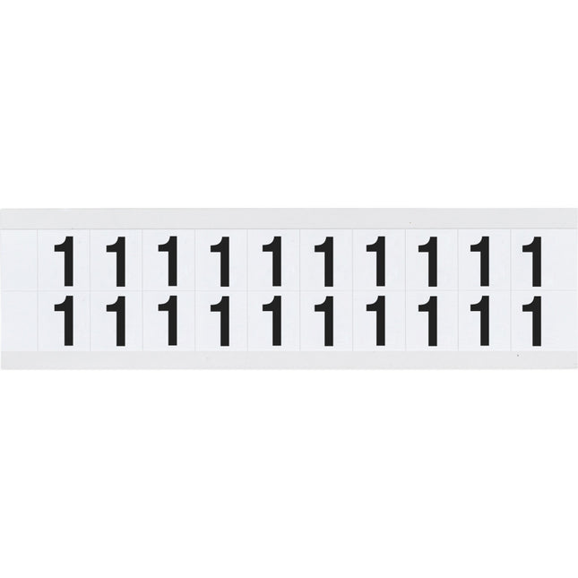 9712 Series Number and Letter Labels
