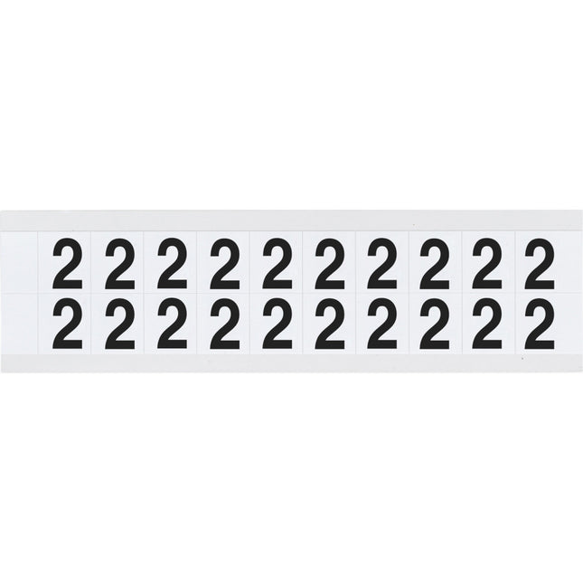 9712 Series Number and Letter Labels