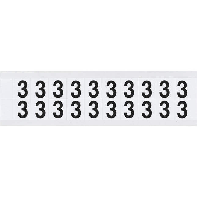 9712 Series Number and Letter Labels