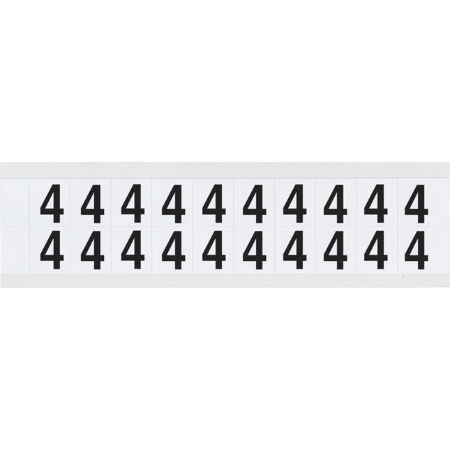 9712 Series Number and Letter Labels