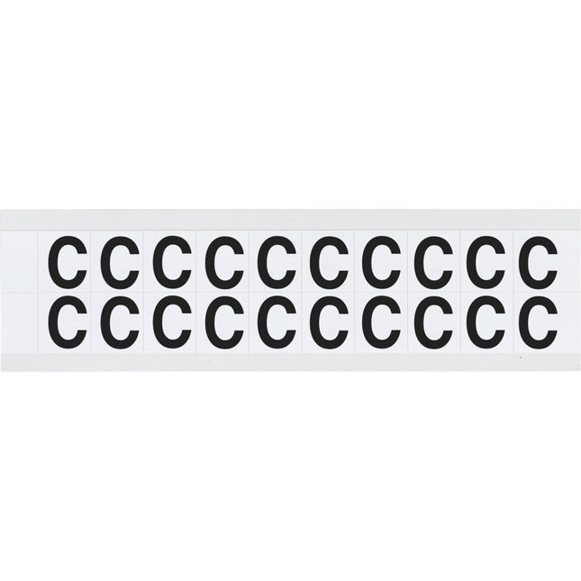 9712 Series Number and Letter Labels