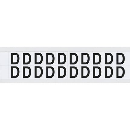 9712 Series Number and Letter Labels