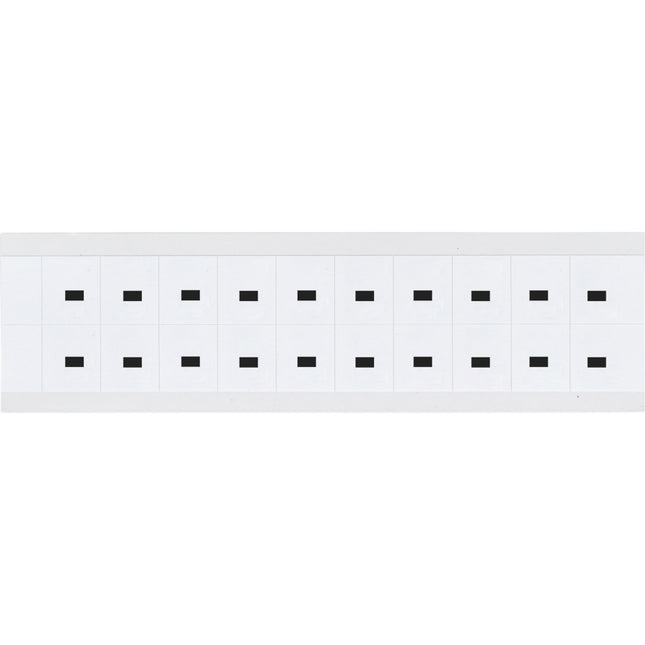 9712 Series Number and Letter Labels
