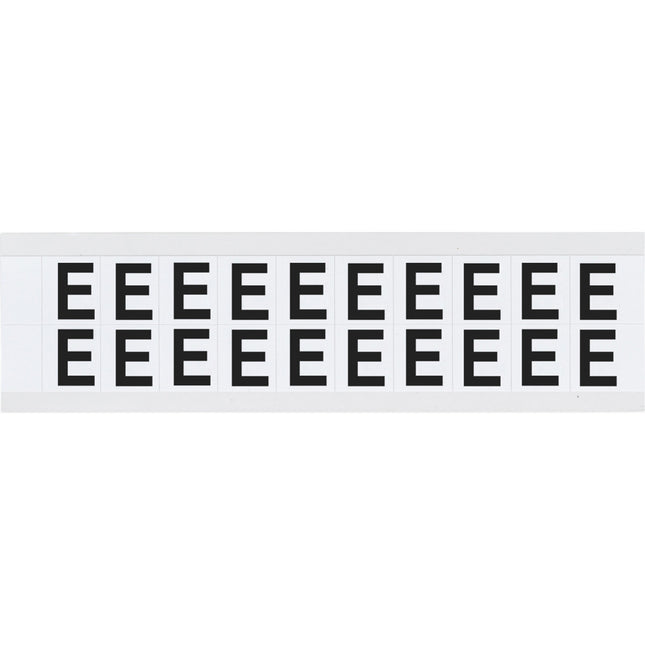 9712 Series Number and Letter Labels