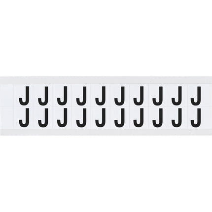 9712 Series Number and Letter Labels