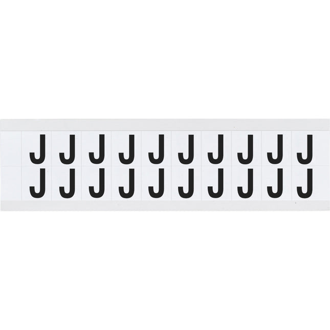 9712 Series Number and Letter Labels