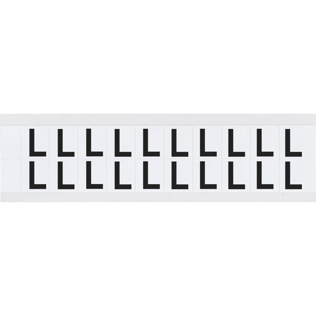 9712 Series Number and Letter Labels