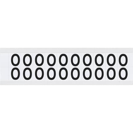 9712 Series Number and Letter Labels