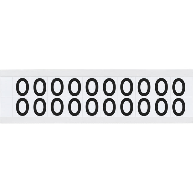 9712 Series Number and Letter Labels