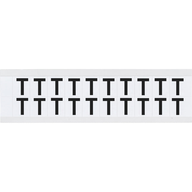 9712 Series Number and Letter Labels