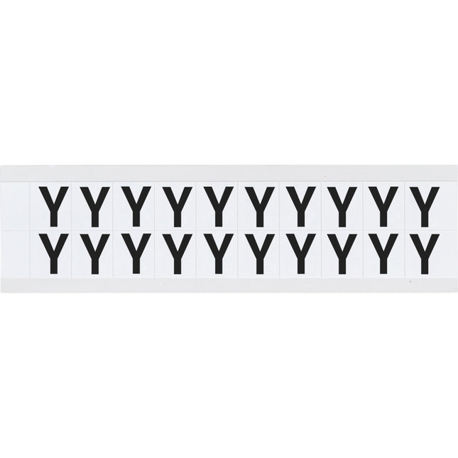 9712 Series Number and Letter Labels