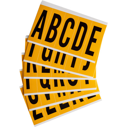1560 Series Number and Letter Labels