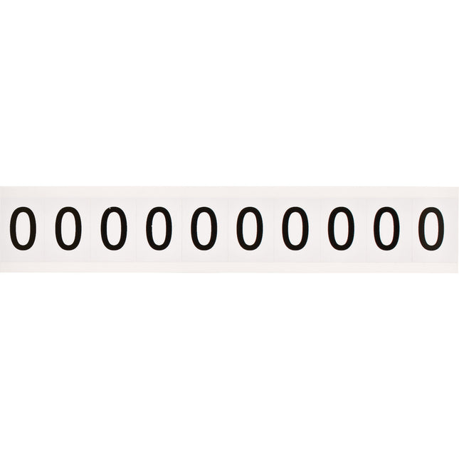 9713 Series Number and Letter Labels