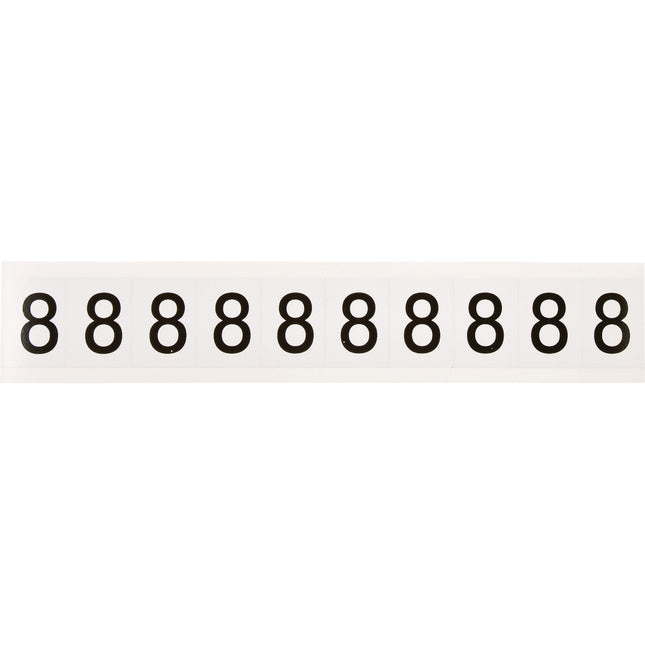 9713 Series Number and Letter Labels