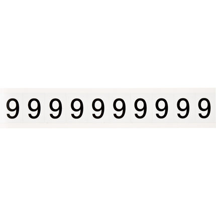 9713 Series Number and Letter Labels