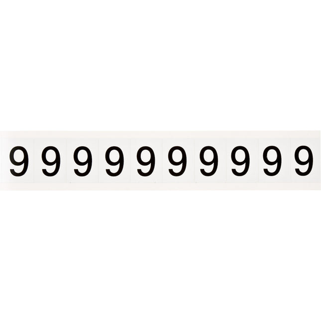 9713 Series Number and Letter Labels